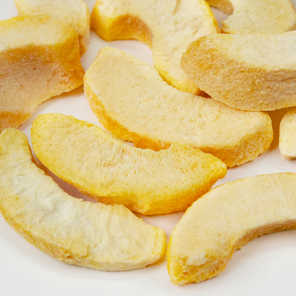 Freeze Dried Yellow Peach Slice | Sugared 1kg Bulk Pack