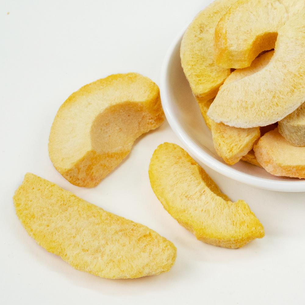 Freeze Dried Yellow Peach Slice | Sugared 1kg Bulk Pack