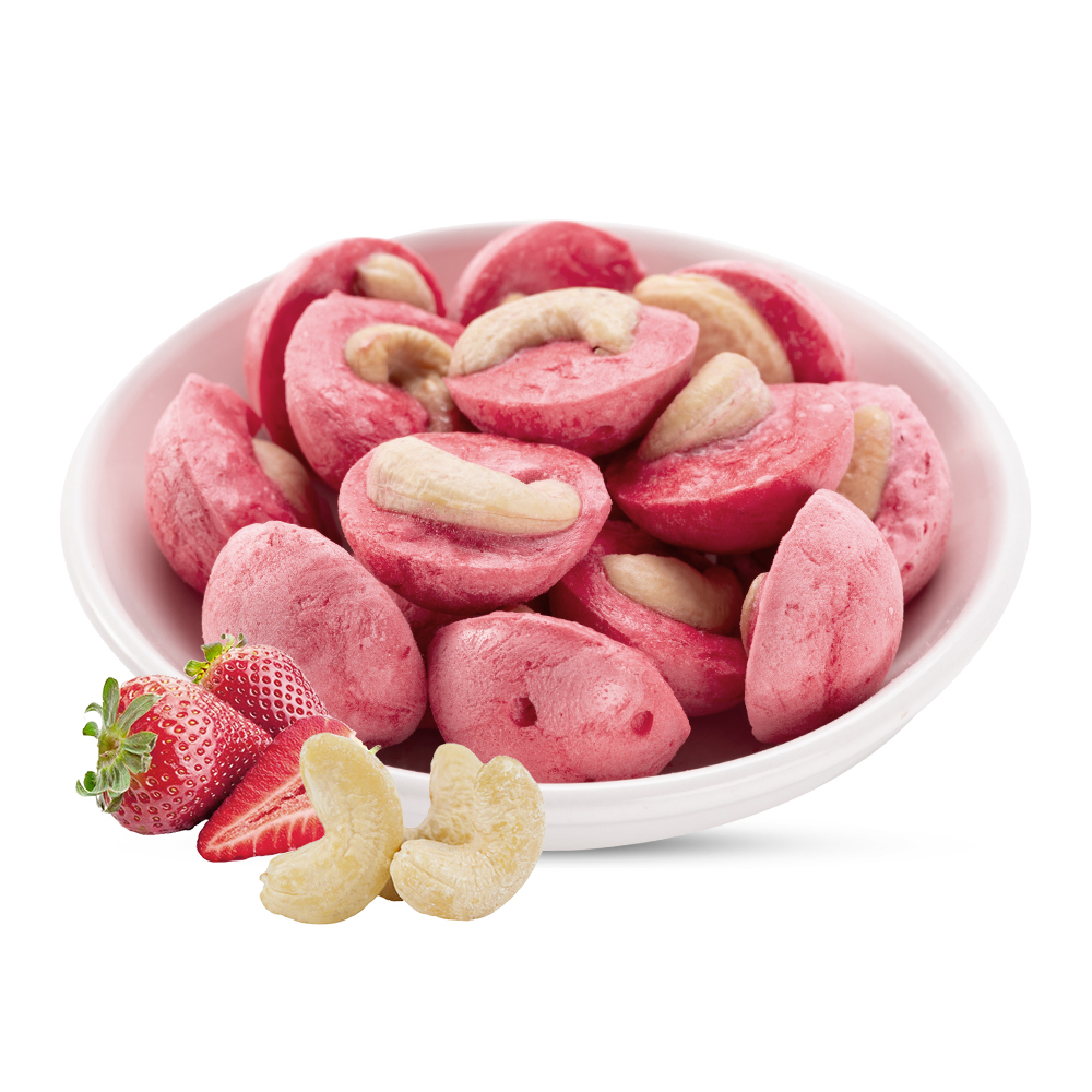 Freeze Dried Strawberry Cashew | 1kg Bulk Pack