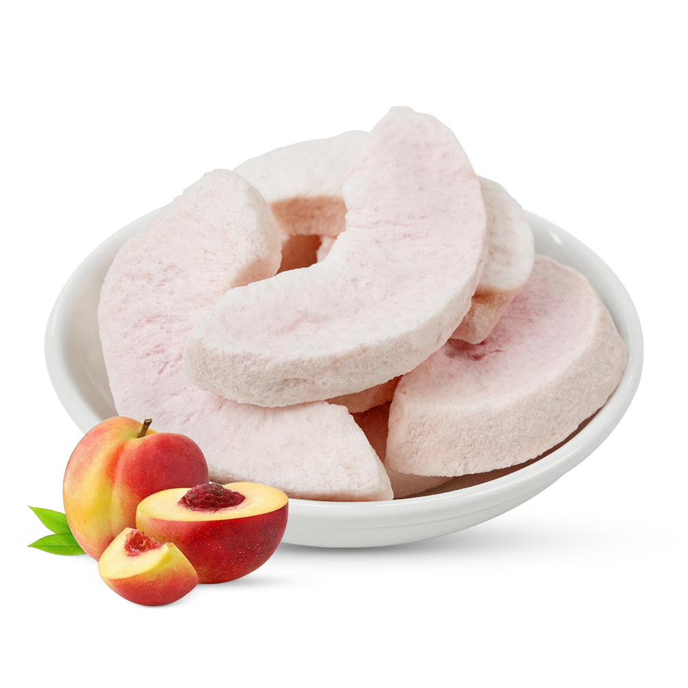 Freeze Dried Juicy Peach Slice | Sugared 1kg Bulk Pack