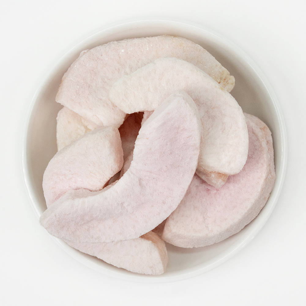 Freeze Dried Juicy Peach Slice | Sugared 1kg Bulk Pack