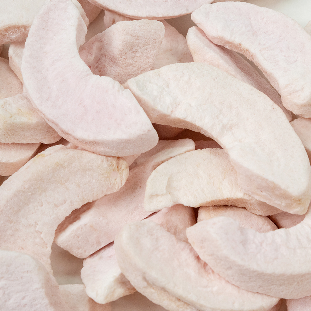 Freeze Dried Juicy Peach Slice | Sugared 1kg Bulk Pack