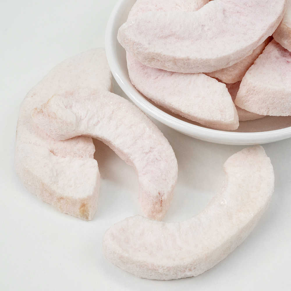 Freeze Dried Juicy Peach Slice | Sugared 1kg Bulk Pack