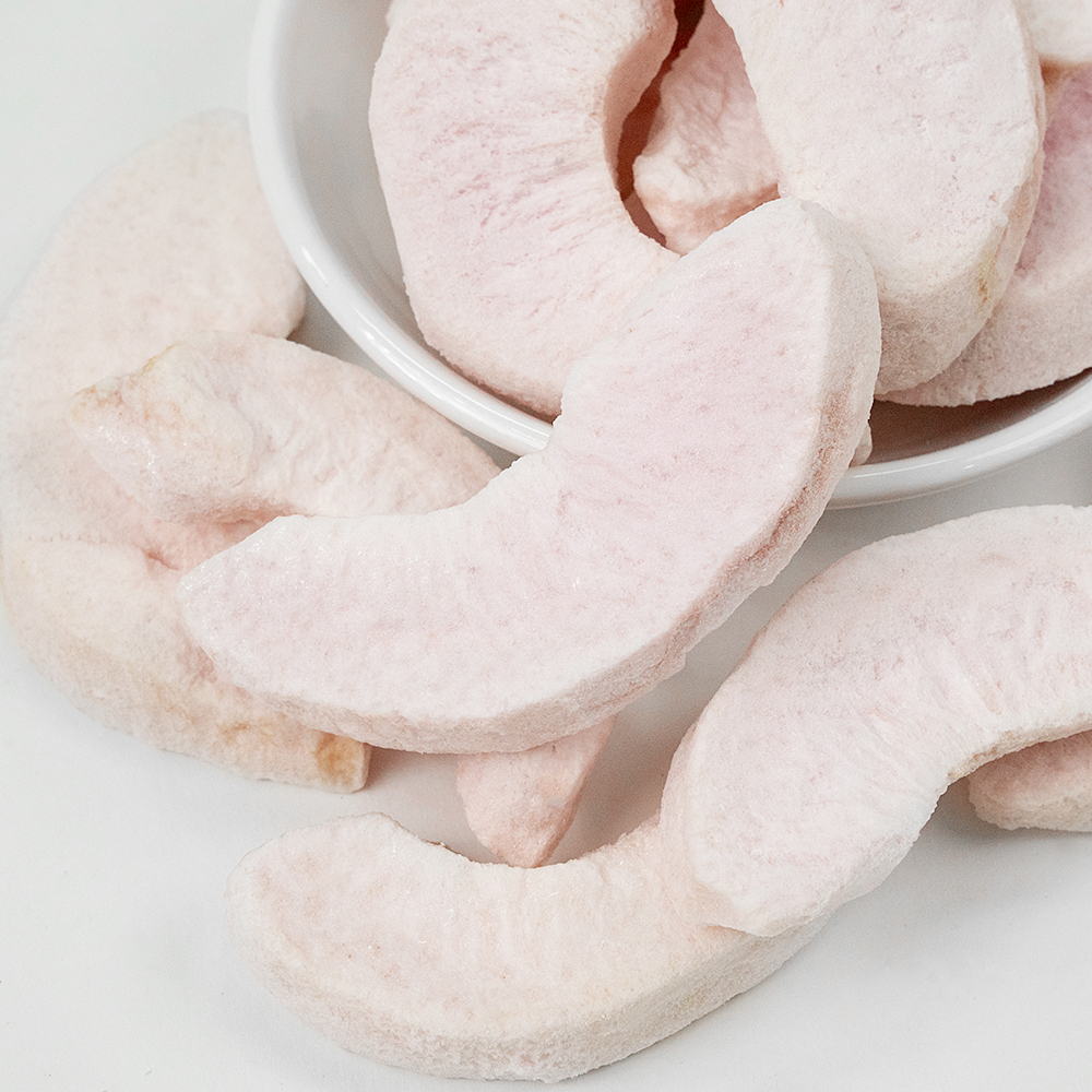 Freeze Dried Juicy Peach Slice | Sugared 1kg Bulk Pack
