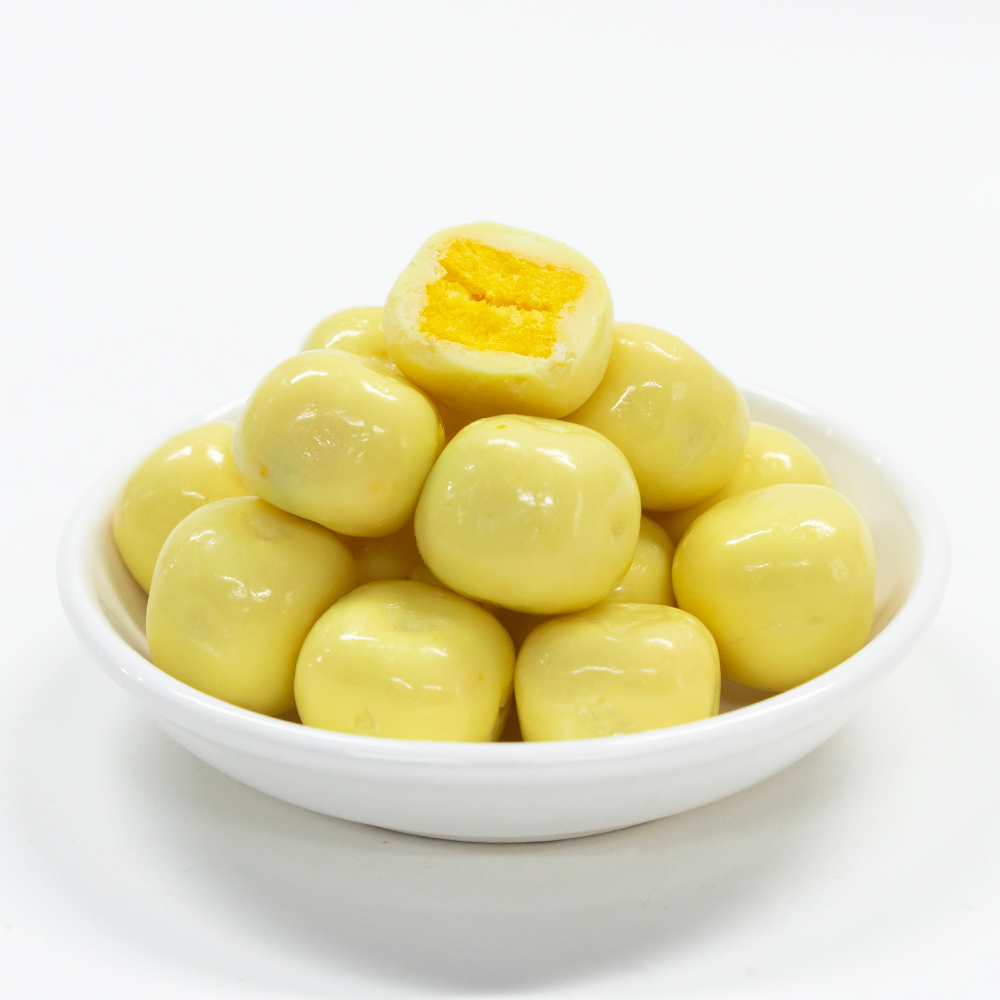 Freeze-Dried Passion Fruit Coated in Lemon Flavored Chocolate | 1kg Bulk Pack