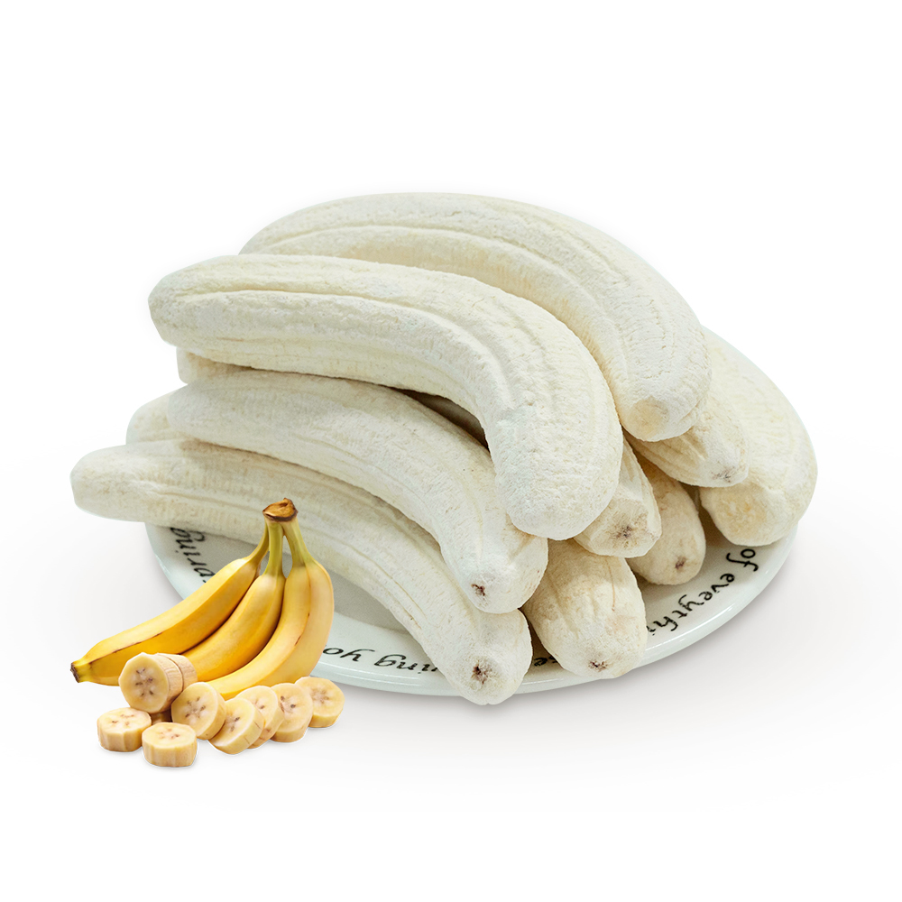 Freeze Dried Banana Whole | No Added Sugar 1kg Bulk Pack