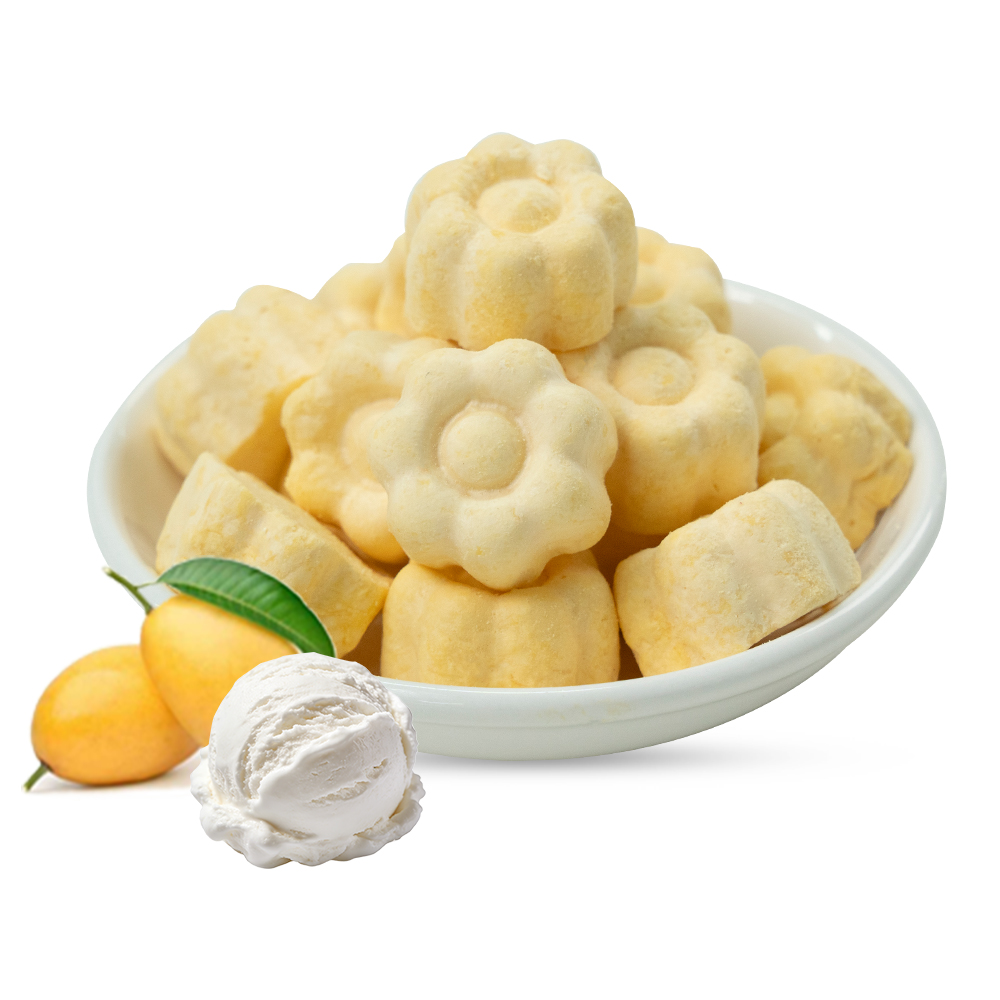 Freeze-Dried Mango Ice Cream Flavor Bites | 1kg Bulk Pack
