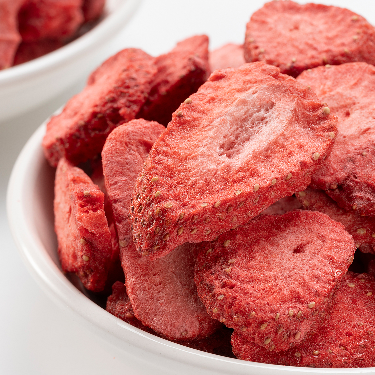 Freeze Dried Strawberry Slice | Sugared 1kg Bulk Pack