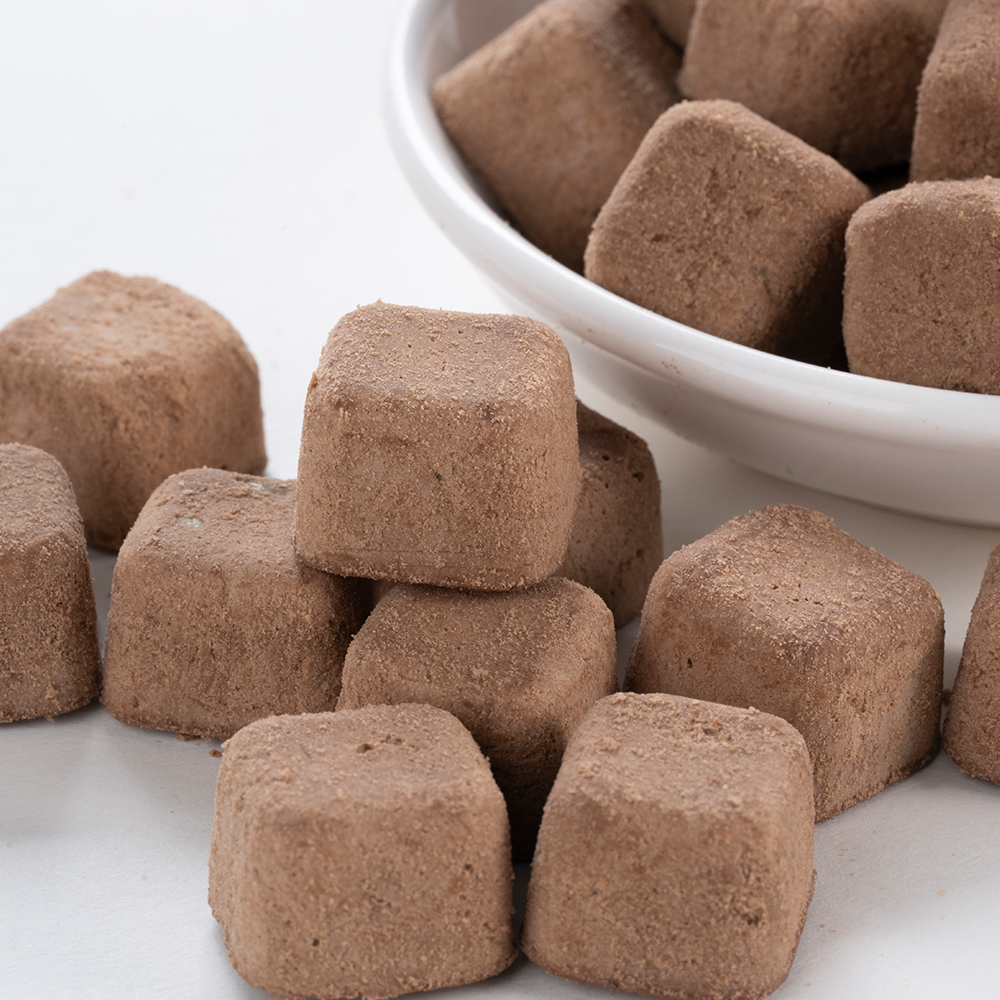 Freeze-Dried Chocolate Cashew Flavor Cube | 1kg Bulk Pack