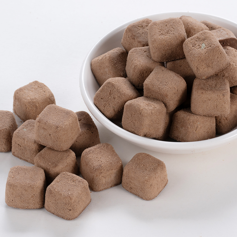 Freeze-Dried Chocolate Cashew Flavor Cube | 1kg Bulk Pack