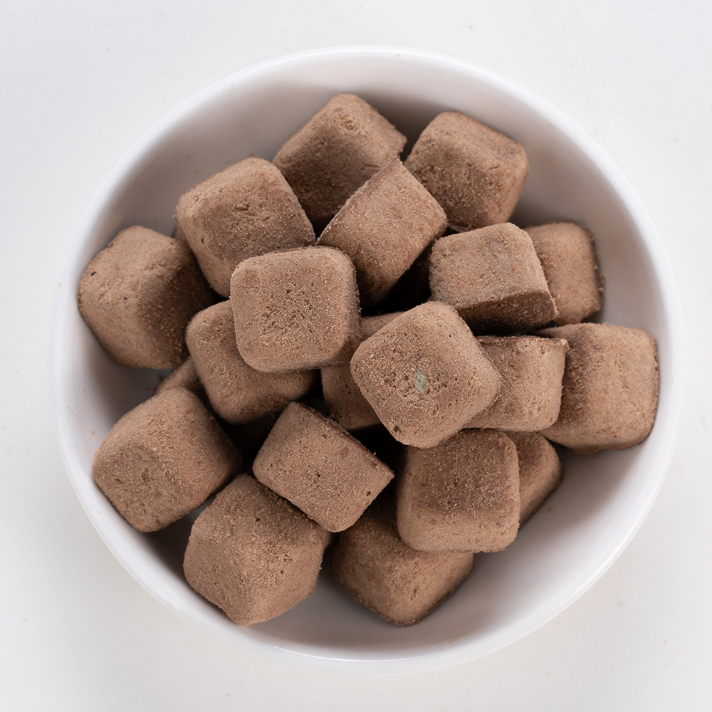 Freeze-Dried Chocolate Cashew Flavor Cube | 1kg Bulk Pack