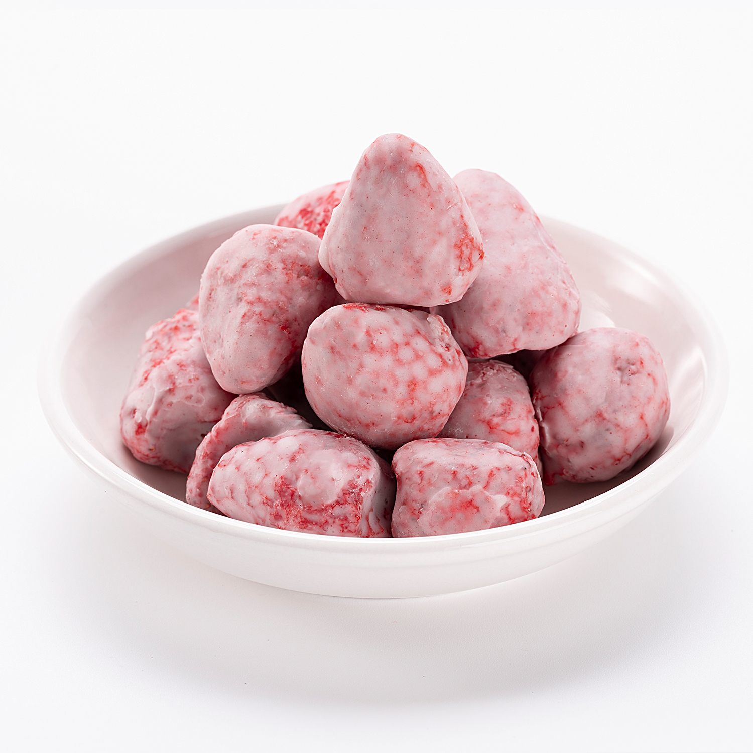 Freeze-Dried Strawberry with Milk Flavored Coating | 1kg Bulk Pack