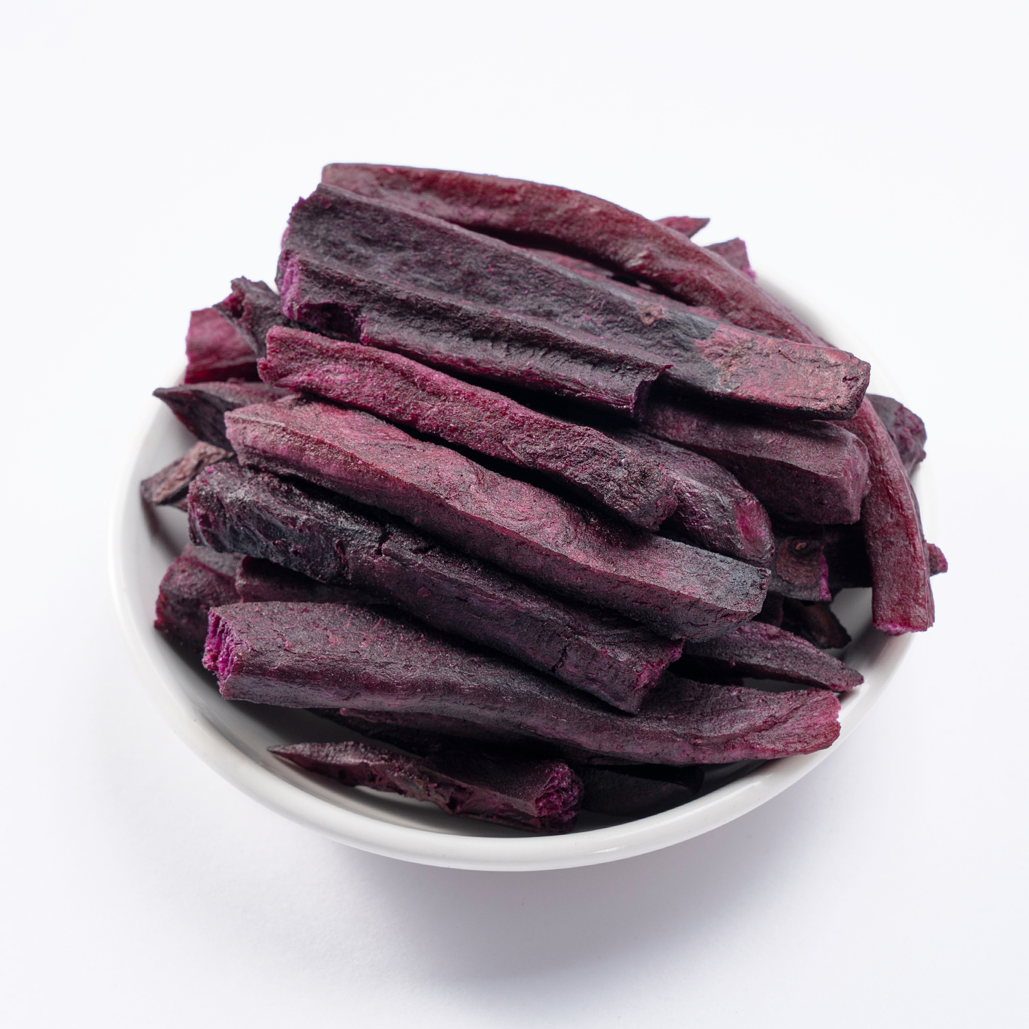 Vacuum Fried Purple Sweet Potato Strips | 10kg Bulk Pack