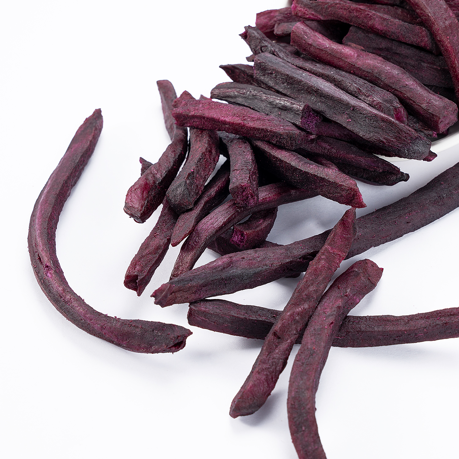 Vacuum Fried Purple Sweet Potato Strips | 10kg Bulk Pack