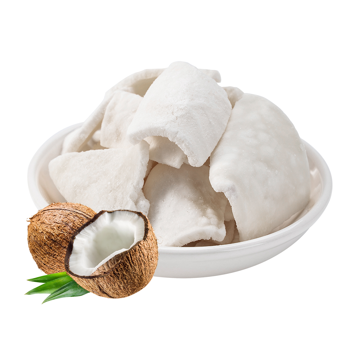 Freeze Dried Coconut Slice | Sugared 1kg Bulk Pack