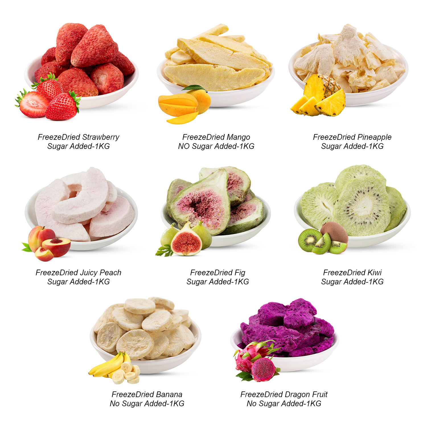 Popular Freeze Dried Fruit Combo 8KG | Individually Packed
