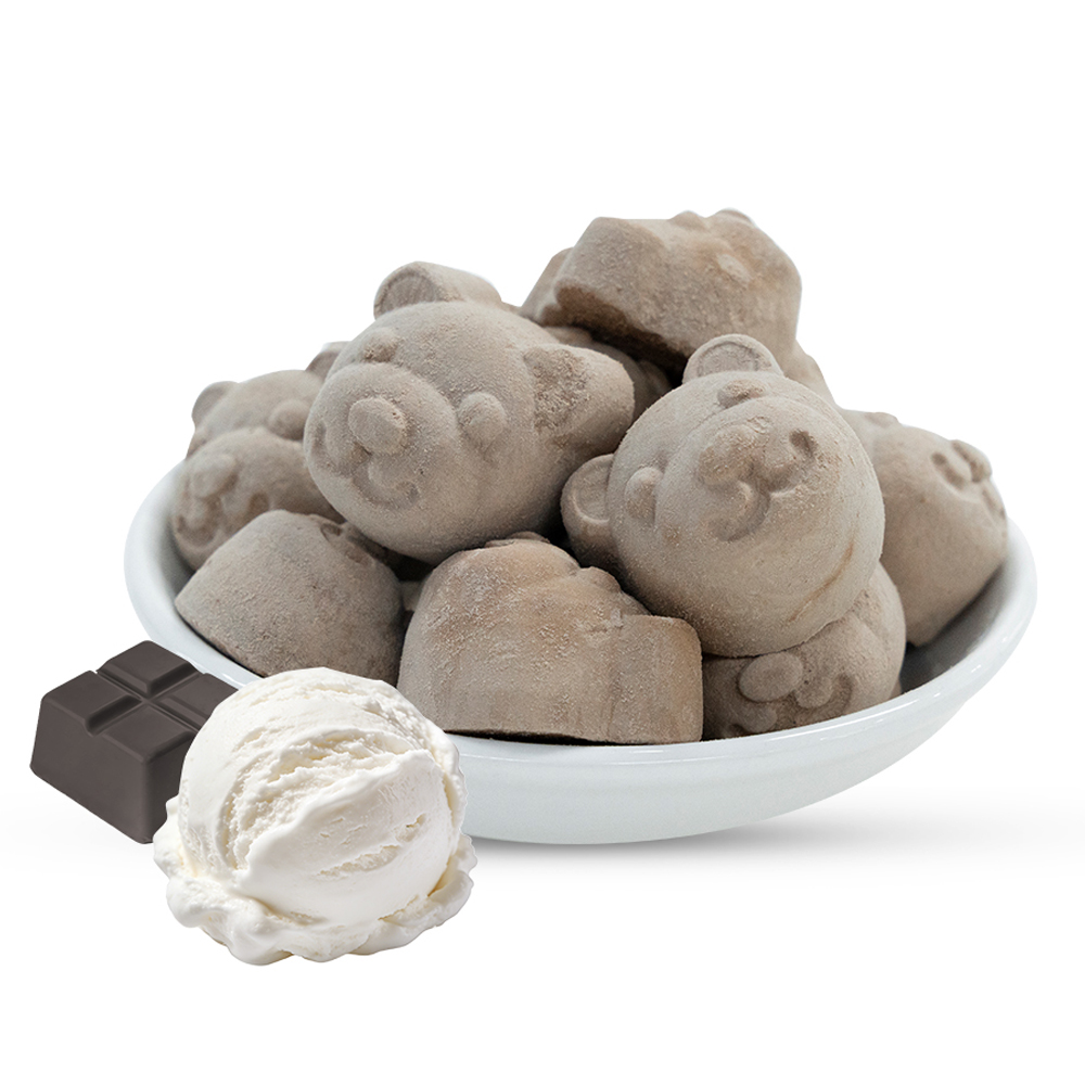 Freeze-Dried Chocolate Ice Cream Flavor Bites | 1kg Bulk Pack