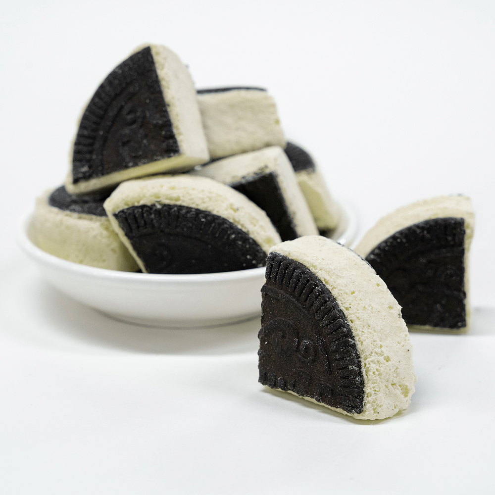 Freeze-Dried Cookie Sandwich - Custard Ice Cream | 1kg Bulk Pack