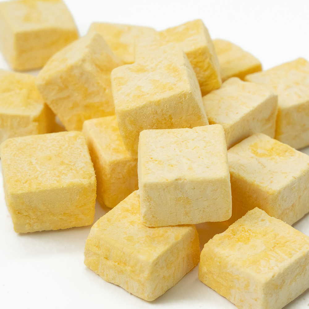 Freeze-Dried Mango Ice Cream Flavor Cubes 1kg Bulk Pack