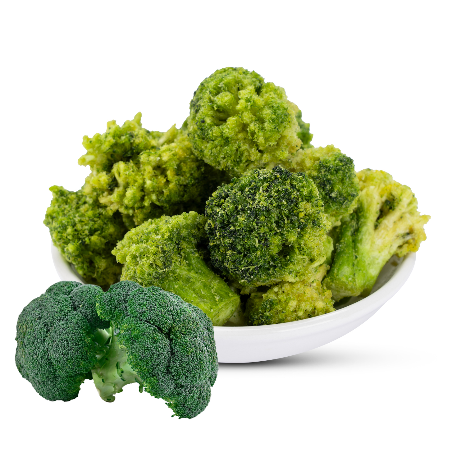 Vacuum Fried Broccoli Chips | 10kg Bulk Pack