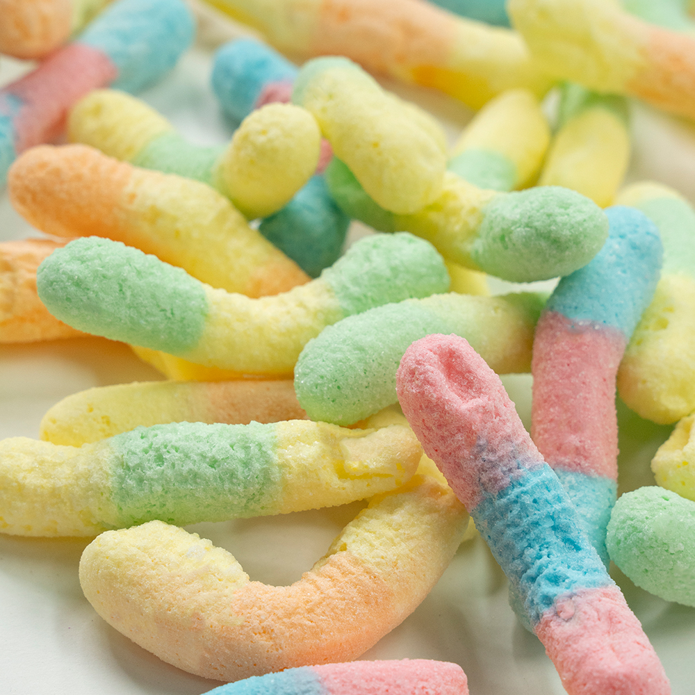 Freeze Dried Rainbow Stripes | 1kg Bulk Pack
