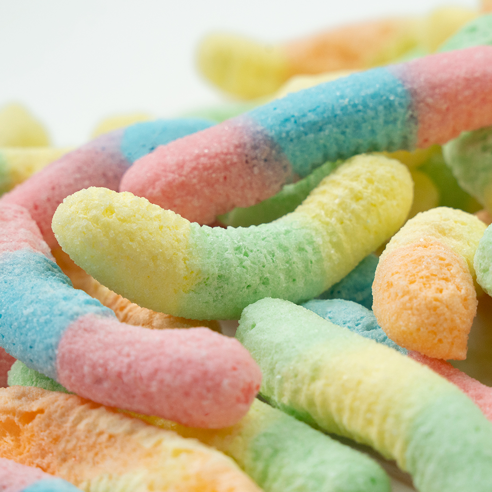 Freeze Dried Rainbow Stripes | 1kg Bulk Pack