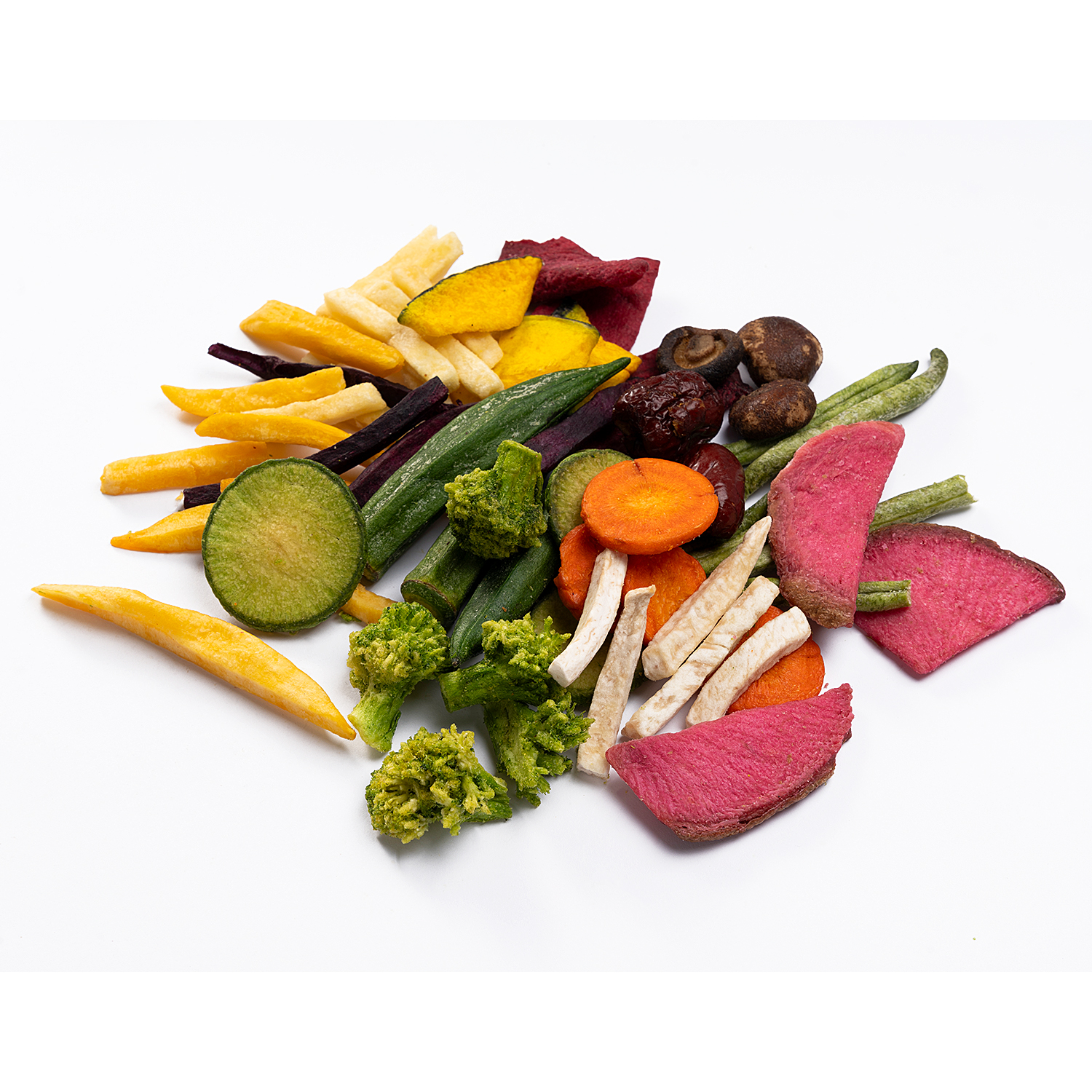 Vacuum Fried Mixed Vegetables Crisps | 1kg Bulk Pack