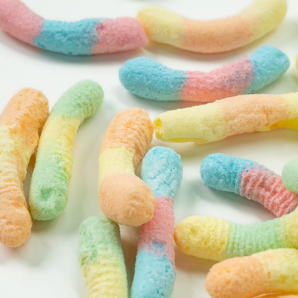Freeze Dried Rainbow Stripes | 1kg Bulk Pack
