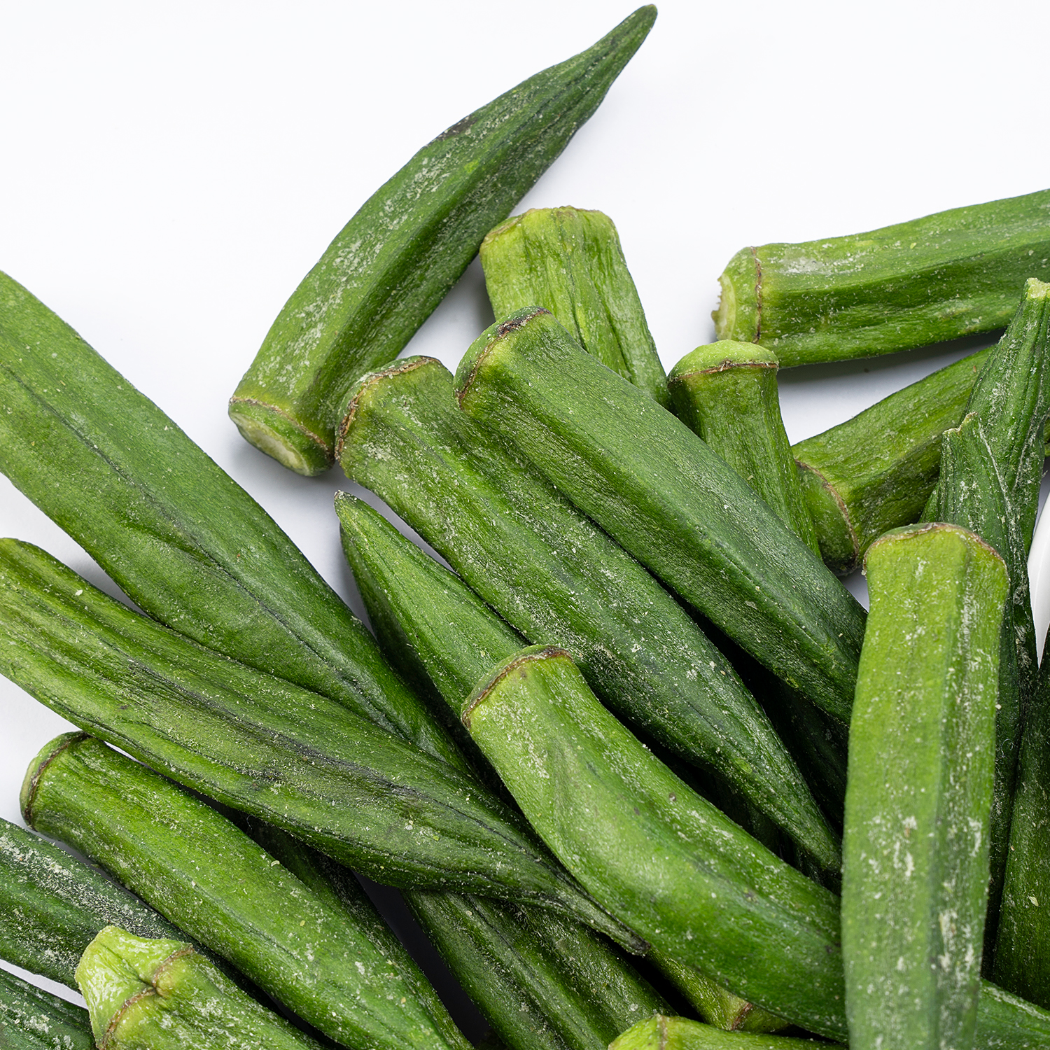 Vacuum Fried Okra Chips | 10kg Bulk Pack| 10kg Bulk Pack