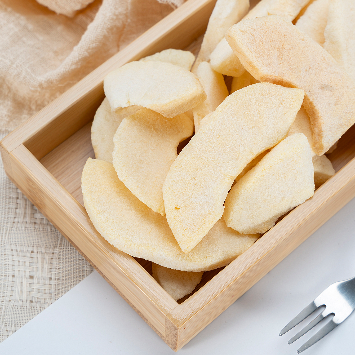 Freeze Dried Apple Slice | No Added Sugar 0.5kg Bulk Pack